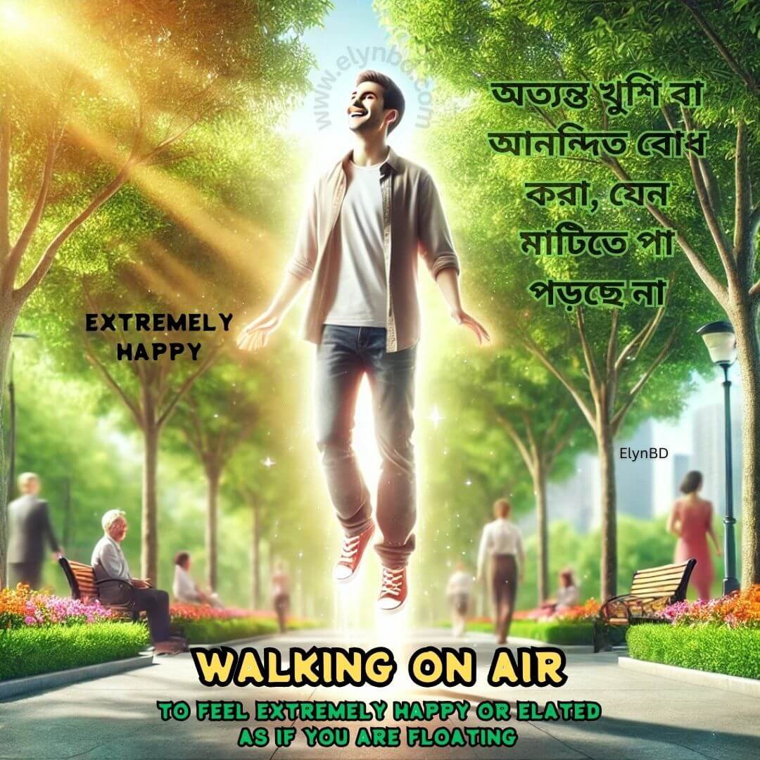 Walking on Air Idiom - Elynbd.com