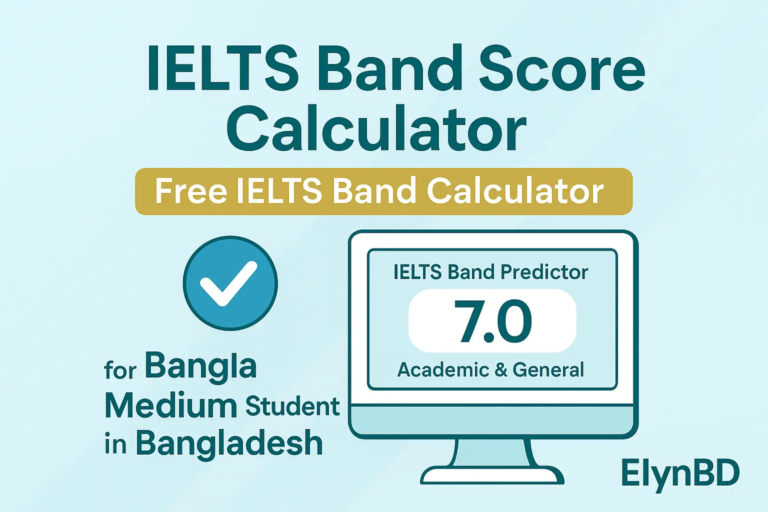 IELTS Band Score Calculator — ElynBD
